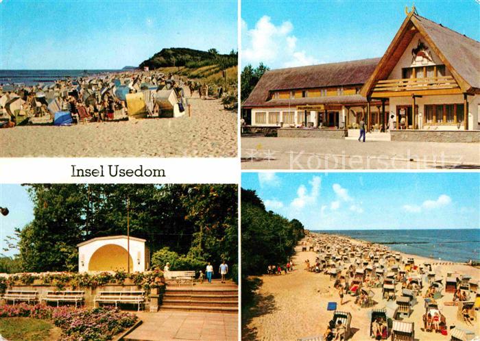 Insel Usedom Koelpinsee Strand Konzertplatz Damerow Forstferienheim