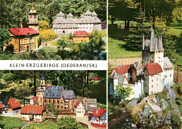 Oederan Klein Erzgebirge Miniaturpark Schloss Kirche Augustusburg Burg Kriebstei