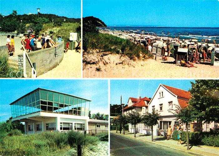 Baabe Ostseebad Ruegen Rondell Strand HOG Inselparadies FDGB Erholungsheim