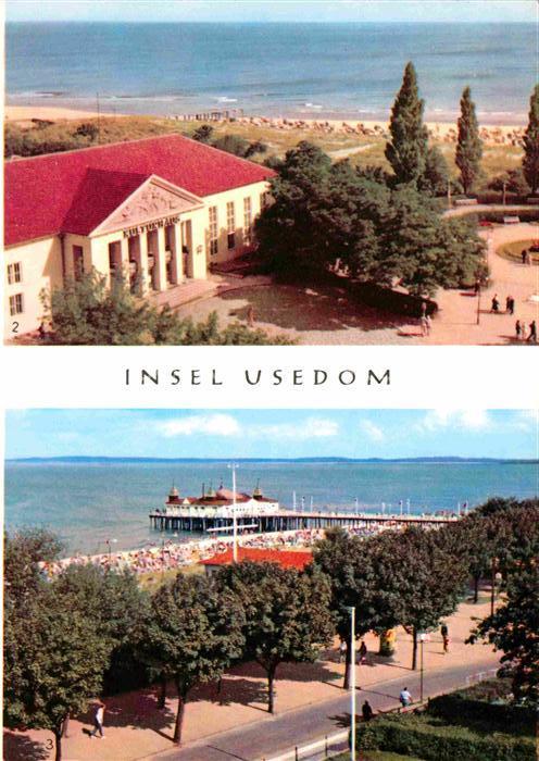 Insel Usedom Heringsdorf Kulturhaus Ahlbeck Seebruecke