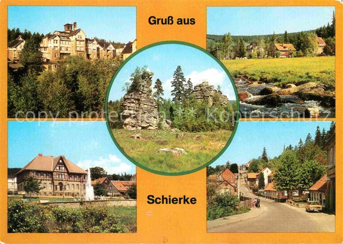 Schierke Harz FDGB Erholungsheim Bode Schnarcher Klippen Kurpark Kirchberg