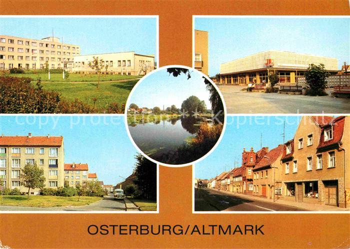 Osterburg Altmark Feierabendheim Konsum Kaufhaus An der Biese Strasse des Friede