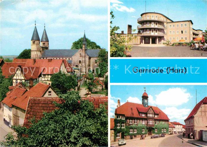 Gernrode Harz Spittelplatz FDGB Erholungsheim Frith Heckert Rathaus