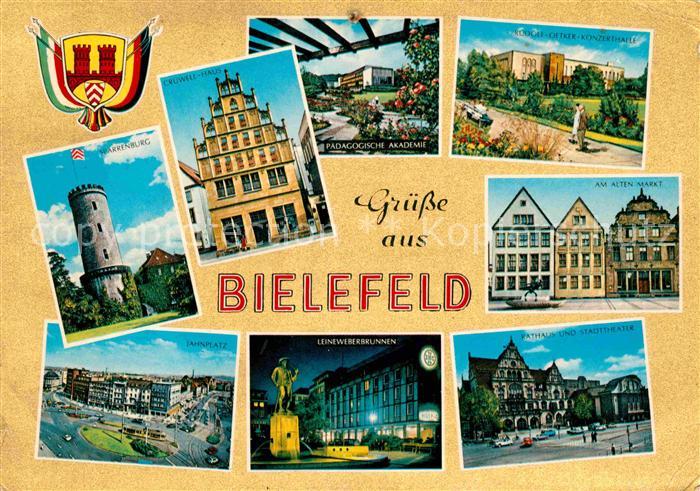 BIELEFELD  CITY Sparrenburg Cruewellhaus Oetker Konzerthalle Am Alten Markt Rath