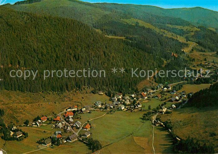 St Blasien Menzenschwand Hinterdorf Kneipp Kurort Schwarzwald Fliegeraufnahme