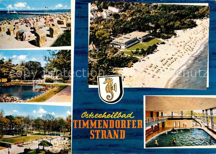 Timmendorfer Strand Strand Promenade Hallenbad Fliegeraufnahme