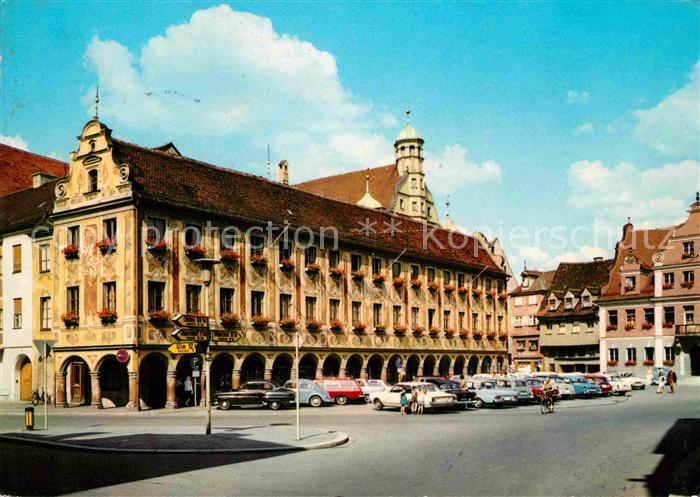 Memmingen Bayern Marktplatz mit Steuerhaus