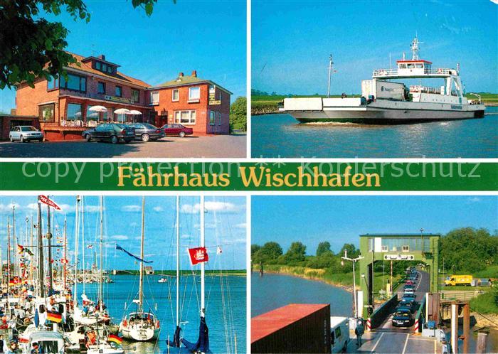 Wischhafen Faehrhaus Faehre Yachthafen