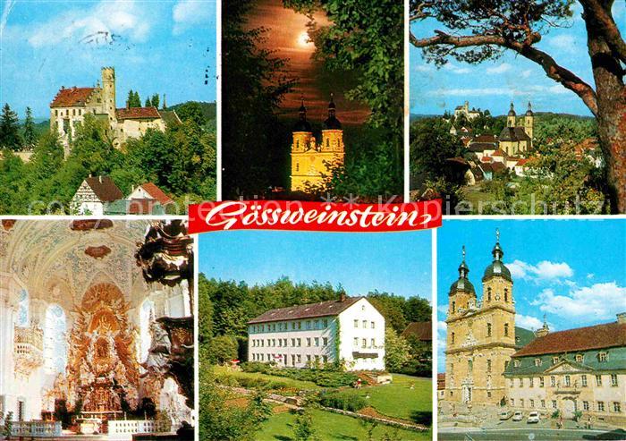 Goessweinstein Burg Basilika Ferienzentrum Behringersmuehle