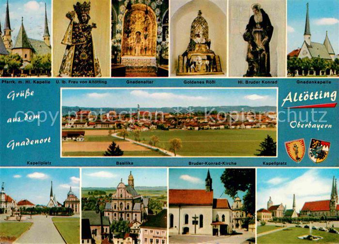 Altoetting Pfarrkirche Heiligenfiguren Gnadenkapelle Basilika