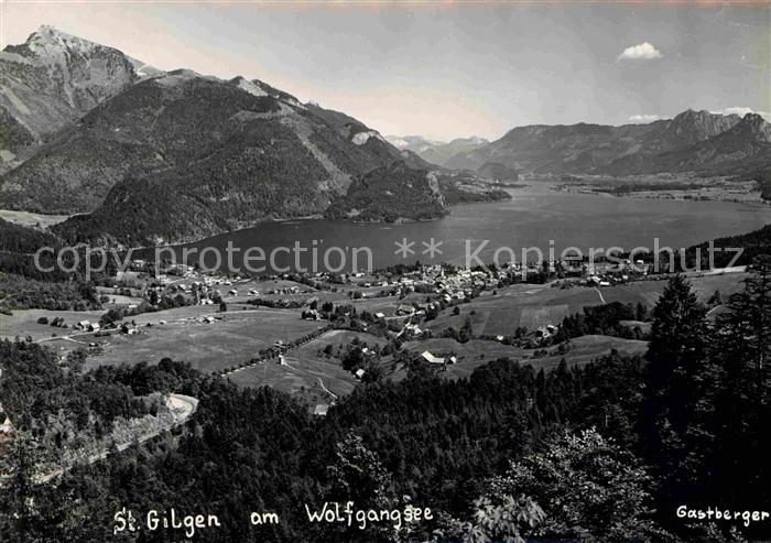 St Gilgen Salzkammergut Gesamtansicht mit Alpenpanorama