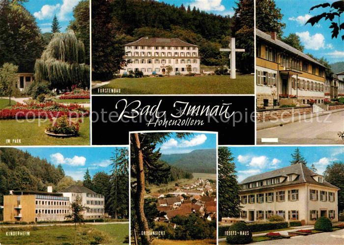 Bad Imnau Stahlbad Park Fuerstenbau Kreuz Kinderheim Josefshaus Sanatorium