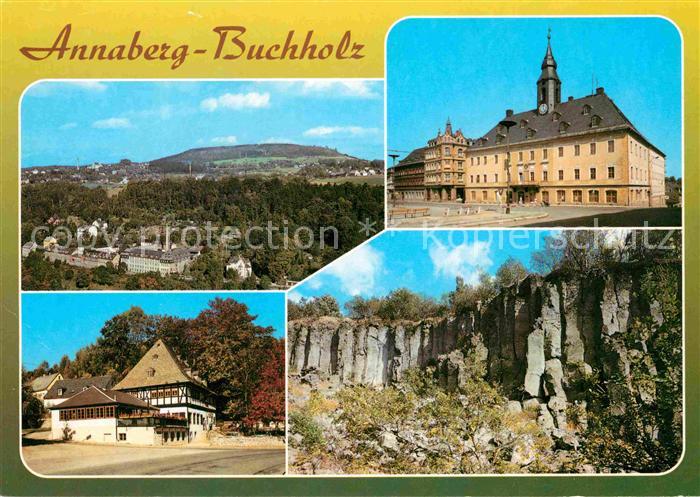 Annaberg-Buchholz Erzgebirge Panorama Rathaus Frohnauer Hammer Poehlberg Basaltf
