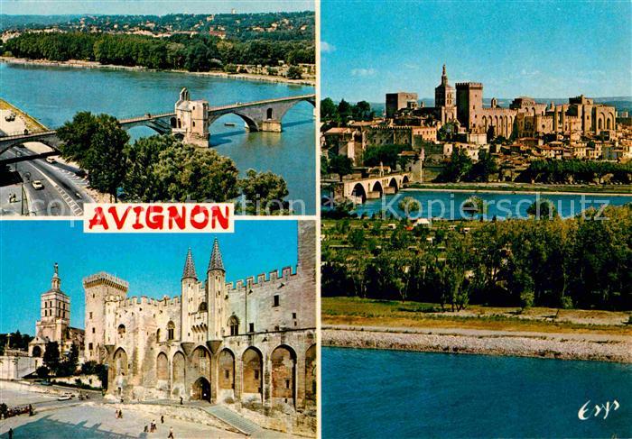 Avignon Vaucluse Pont Saint Benezet Palais des Papes Notre Dame des Doms