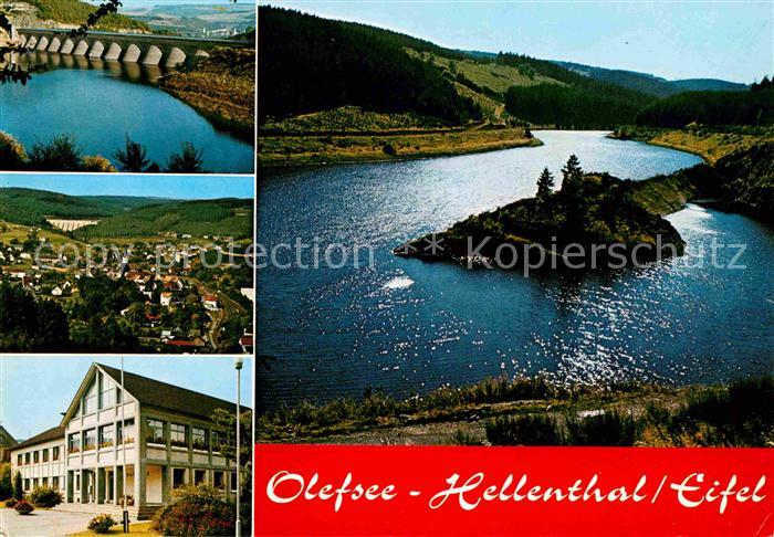 Hellenthal Eifel Olefsee Stausee Talsperre