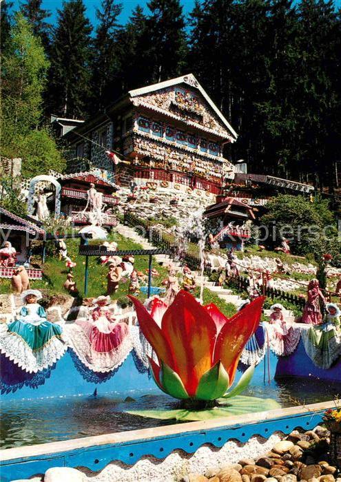 Saalburg Saale Maerchenwald Freizeitpark mit Tiergehege Restaurant