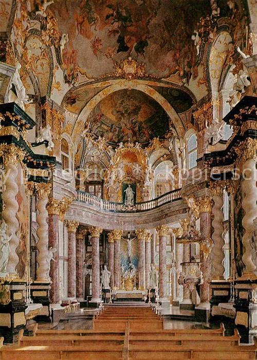 WueRZBURG Bayern Residenz Inneres der Hofkirche Stuck Fresken Serie Alte Kunst i