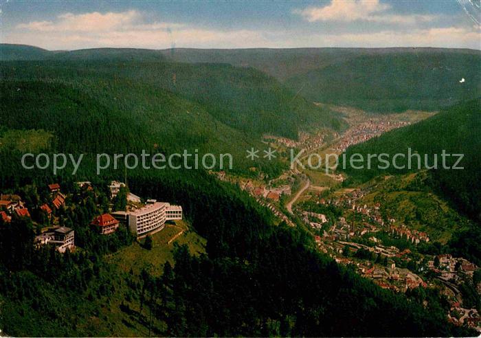 Bad Wildbad Schwarzwald Fliegeraufnahme