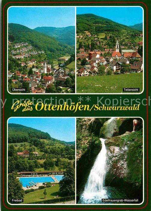 Ottenhoefen Schwarzwald Teilansichten Edelfrauengrab Wasserfall Freibad