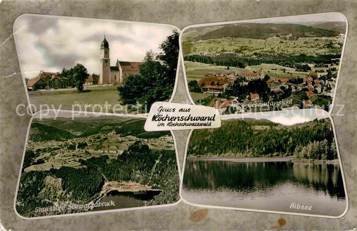 Hoechenschwand Schwarzwald BW Kirche Total Staustufe Schwarzabruck Albsee