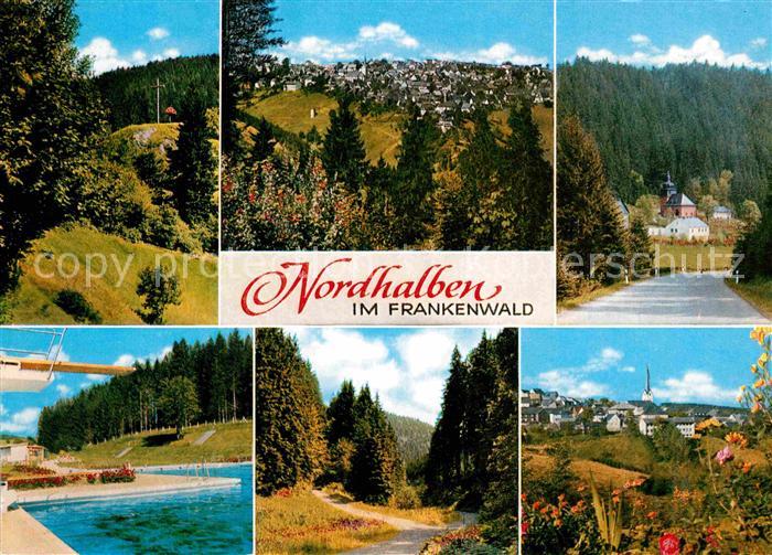 Nordhalben Teilansichten Panorama Schwimmbad