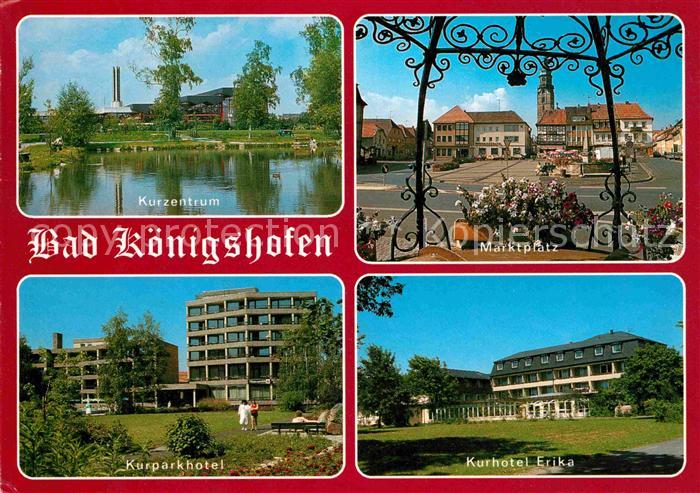 Bad Koenigshofen Kurzentrum Marktplatz Kurparkhotel Kurhotel Erika