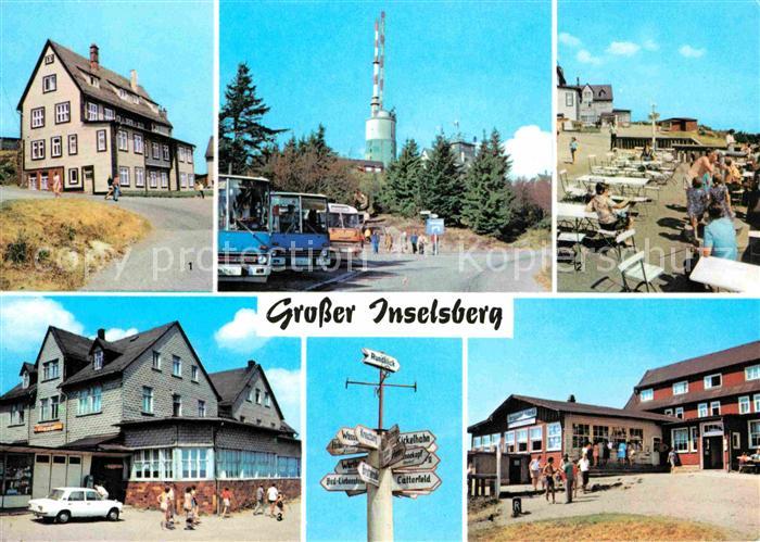 Grosser Inselsberg Jugendherberge Theo Neubauer Berggasthof Terrasse HOG Gr Inse