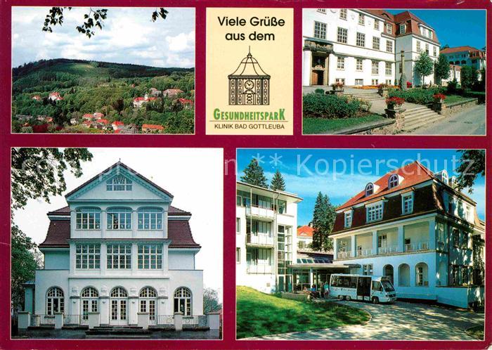 Bad Gottleuba-Berggiesshuebel Panorama Kurmittelhaus Kinderhaus Herz Kreislaufkl