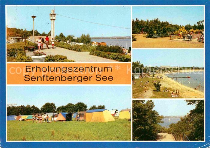 Senftenberg Niederlausitz Grosskoschen Strandpromenade Sportanlage Seeblick Niem