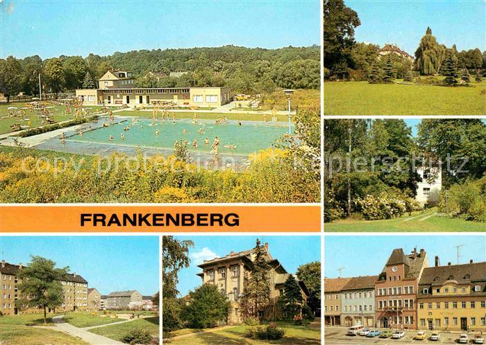Frankenberg Sachsen Freibad Neubaugebiet Feierabendheim Volkspark Kurheim Luetze