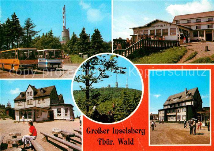 Grosser Inselsberg Auffahrt Berggasthof Stoehr HOG Stadt Gotha  Jugendherberge T