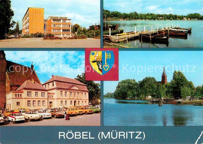 Roebel Mueritz Sorge Oberschule Promenade Rathaus Am Hafen