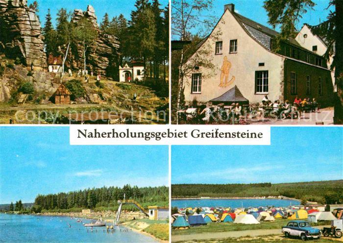 Greifensteine Erzgebirge Naturtheater Konsum Gaststaette Berghaus Freibad Greife