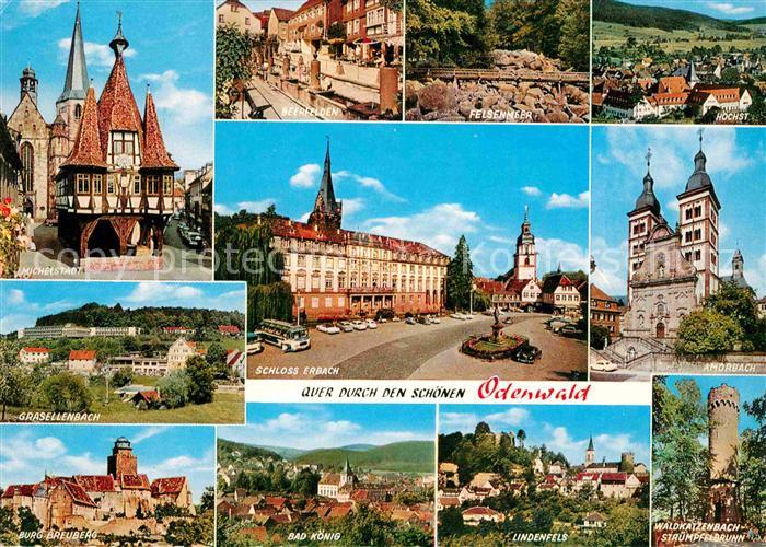 Odenwald Michelstadt Beerfelden Felsenmeer Hoechst Grasellenbach Schloss Erbach