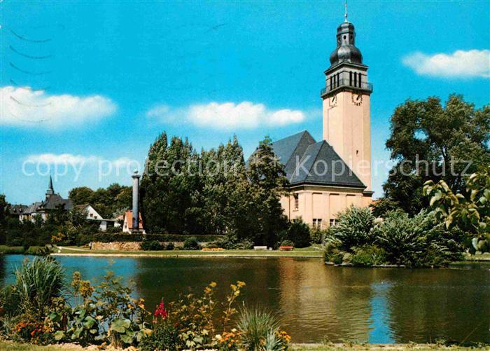 Oberursel Taunus Anlage bei der Ev Kirche