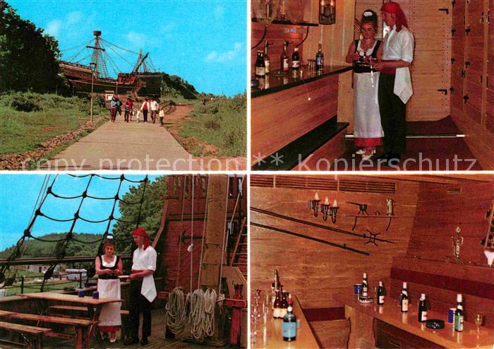 Sassnitz Ostseebad Ruegen OT Neu Mukran Piratenschiff Details