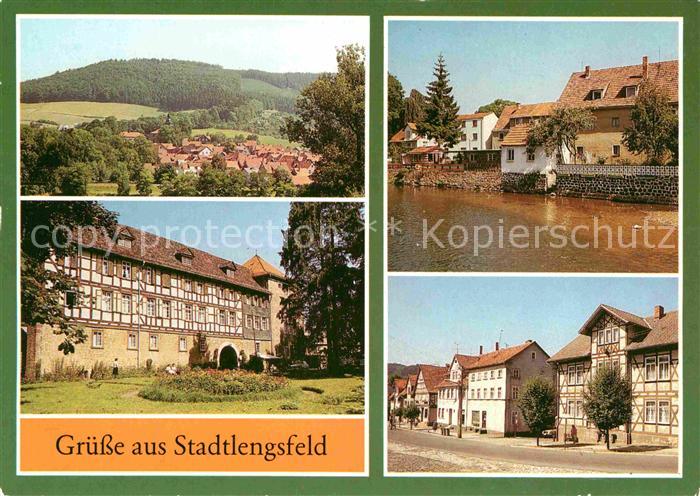 Stadtlengsfeld Panorama Diaetsanatorium An der Felda Marktstrasse