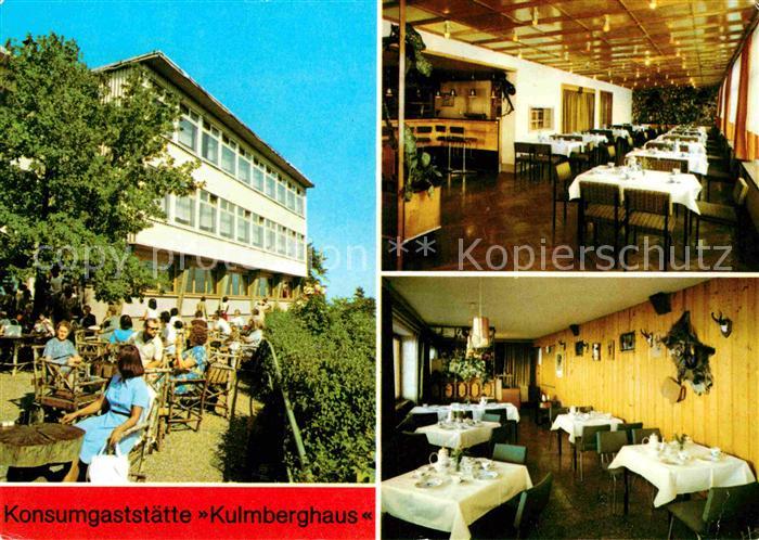 Saalfeld Saale Konsum Gaststaette Kulmbergblick Gnomenbar Jaegerstube