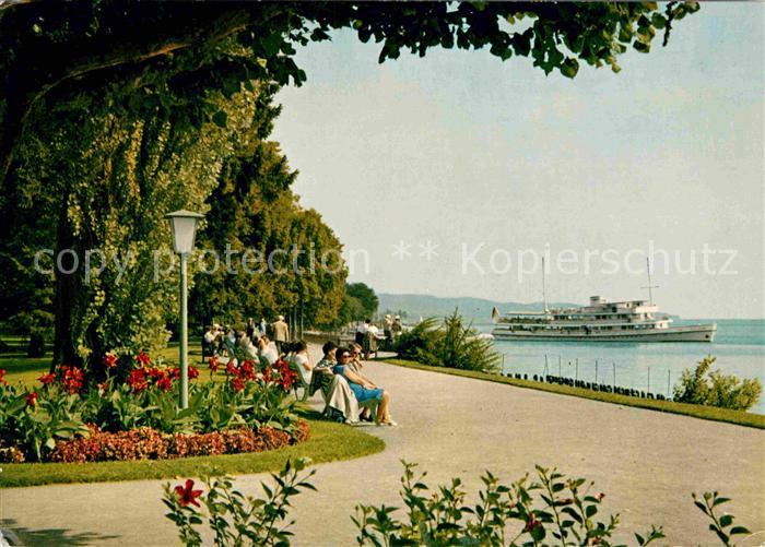 ueberlingen Bodensee Kurgarten Faehre