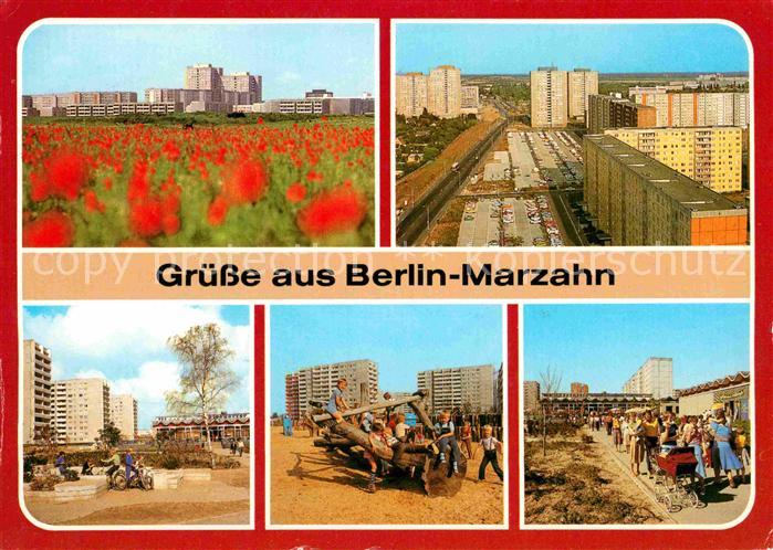 Berlin-Marzahn Teilansichten Kinderspielplatz