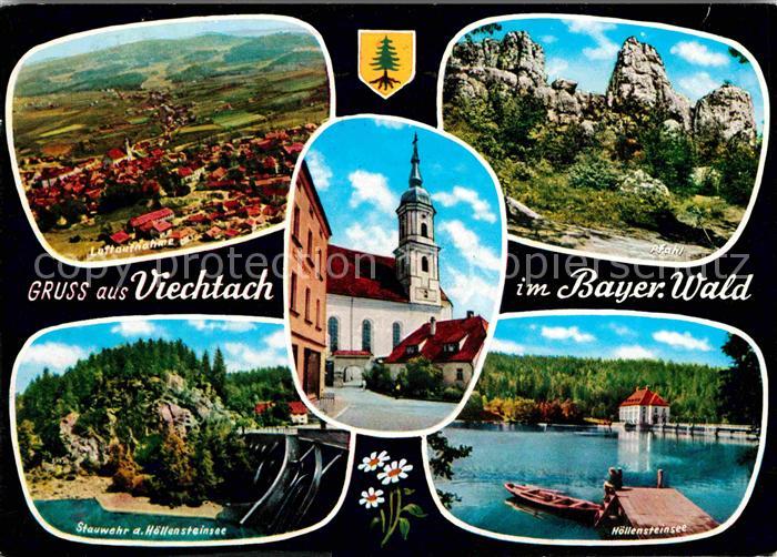 Viechtach Bayerischer Wald Fliegeraufnahme Pfahl Stauwehr Hoellensteine Hoellens