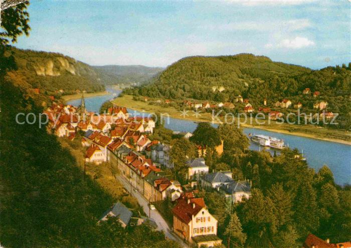 Wehlen Sachsen Panorama