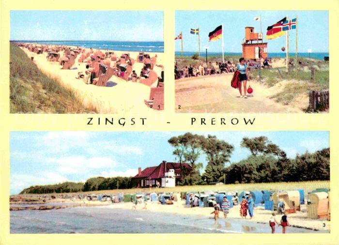 Prerow Ostseebad Strand Zugang Zingst Strand mit Strandhalle