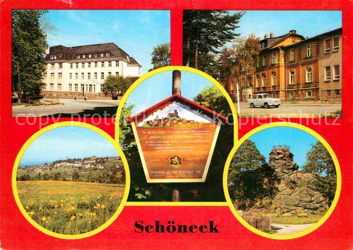 Schoeneck Vogtland Krankenhaus Kinderkurheim Teilansicht Der Alte Soell