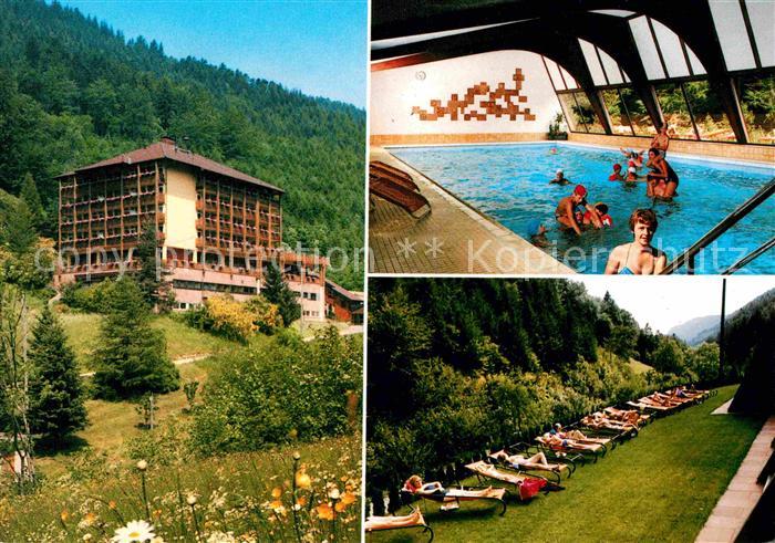 Lierbach Haus Wasserfall der Dt Postgewerkschaft Hallenbad Liegewiese