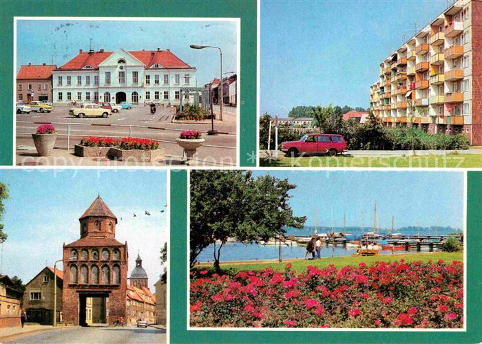 Ribnitz-Damgarten Ostseebad Karl-Marx Platz Gdansker Strasse Rostocker Tor Segle