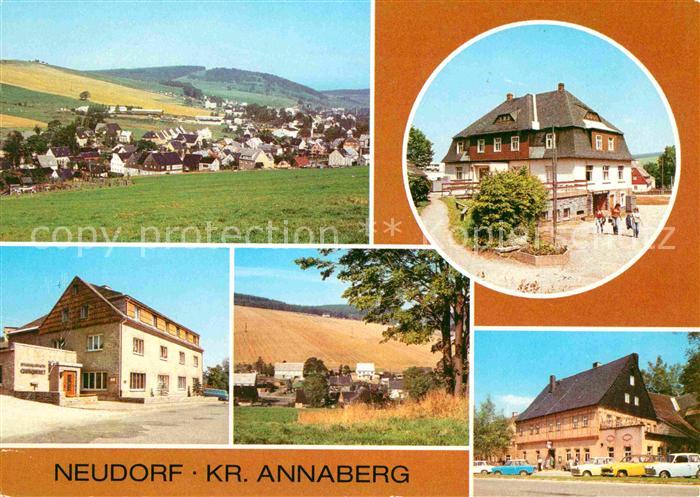 Neudorf Erzgebirge Panorama HOG Vierenstrasse Gaststaette Gute Quelle Teilansich