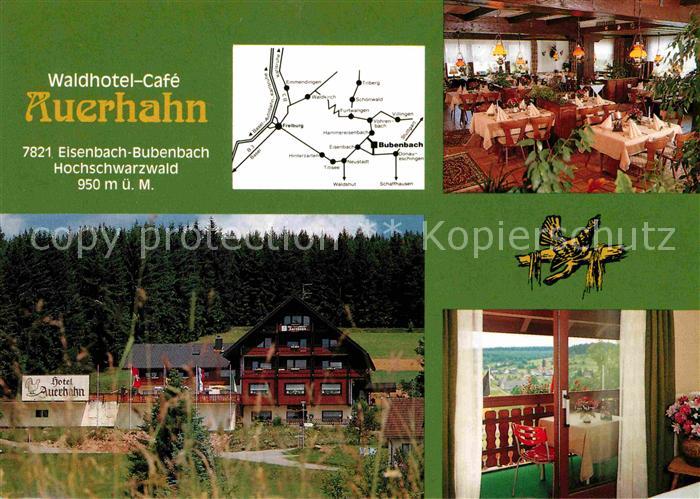 Bubenbach Waldhotel Auerhahn Gastraum Terrasse