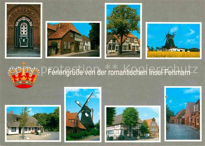 Insel Fehmarn Portal Fachwerkhaeuser Muehle Dorfmotive