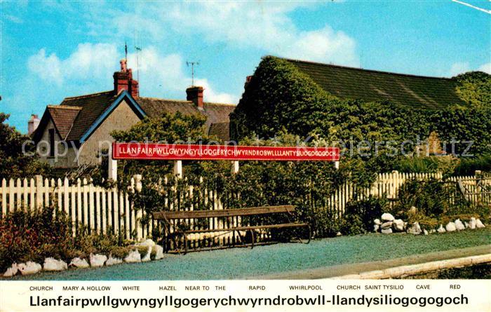 Llanfairpwllgwyngyllgogerychwyrndrobwllllantysiliogogogoch Church Mary a Hollow
